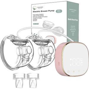 Bellababy Tire-lait Electrique Portable Mains Libres à Faible Bruit, Tire- lait Livré avec des Brides de 24 mm, 4 Modes et 6 Niveaux d'aspiration, 2  Pièces, Mode en ligne