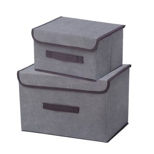 MaidMAX Casier Rangement, Cube de Rangement Tissu, Boite de Rangement Tissu,  Tiroir Rangement, Panieres Rangement, avec Poigné[985] - Cdiscount Maison