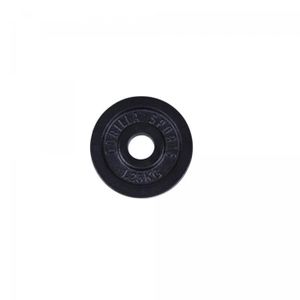 HALTÈRE - POIDS 1 disque de poids en fonte noire de 1,25 kg -  Ø 31mm d'alésage