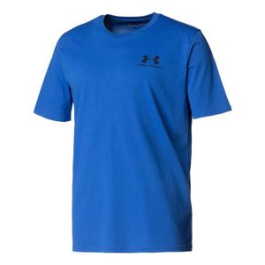 T-SHIRT Tee-shirt homme bleu - Under Armour Sportstyle LC SS - Charged Cotton®