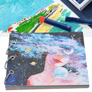 Duokon Bloc-notes Beau cahier de couverture de peinture à la main carnet de  notes - Cdiscount Beaux-Arts et Loisirs créatifs