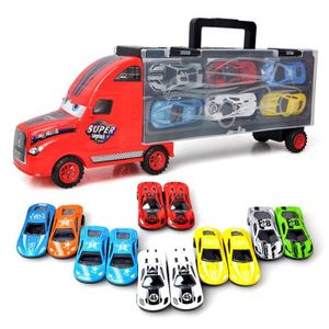 Mini Modèle de Voiture Ensemble de Jouets de camions avec Tapis de Jeu pour l...