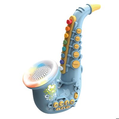 Saxophone Jouet Éducatif Pour Enfants - Instrument De Musique Simulation - 8 Touches - 2 Styles - Dès 3 Ans - Cadeau Noël/Halloween