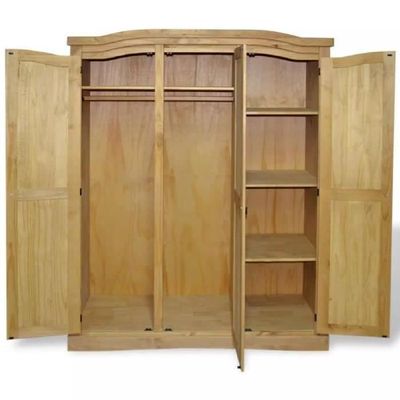 Vidaxl Garde Robe Pin Mexicain Gamme Corona 3 Portes Achat
