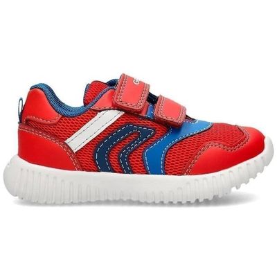 Baskets Geox Baby Waviness 25 Rouge Cdiscount Chaussures
