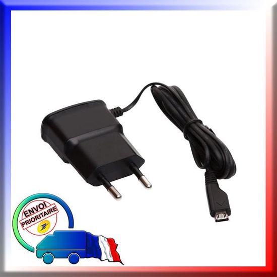 CHARGEUR SECTEUR DE VOYAGE pour ARCHOS 101D NEON - NOIR