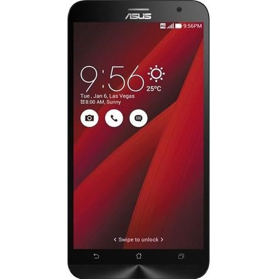 Smartphone Asus ZenFone2 ZE551ML Rouge - 4Go RAM - 32Go ROM - Double caméra