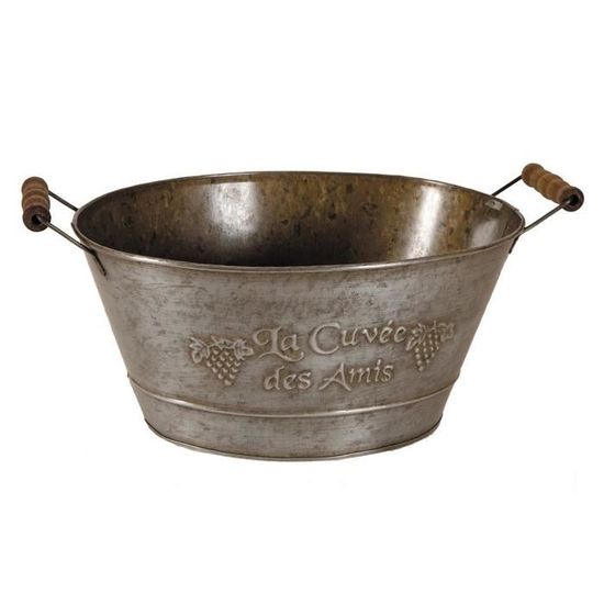 Bassine Zinc La Cuvee Des Amis Achat Vente Bassine Cuvette