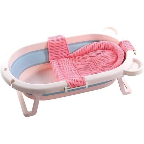 Baignoire pliante et pliable pour bébé avec toboggan de sécurité et