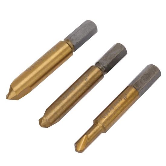 6Pcs Kit D'Extracteur De Vis Endommagé Hss 4341 Outil D'Extraction De