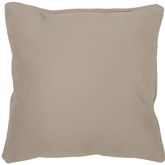 coton dint/érieur coussin 40x40cm coton panama noir