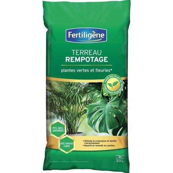 Fertiligène Naturen - Terreau Carré Potager 40 L - Enrichi En Fumier Et Engrais Organique - Nutrition Longue Durée - Fabriqué En France