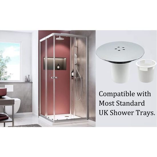 Couvercle De Vidange De Douche - VBESTLIFE - Attrape-Cheveux - Piège à Bricolage Raccord