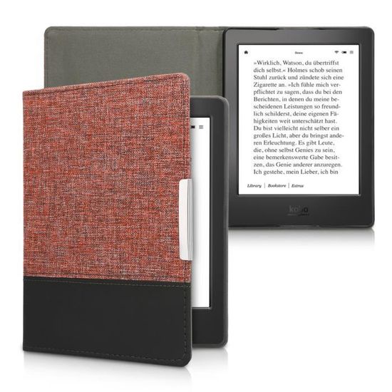 Cover Luxe Kobo Aura Edition 2 Rouge