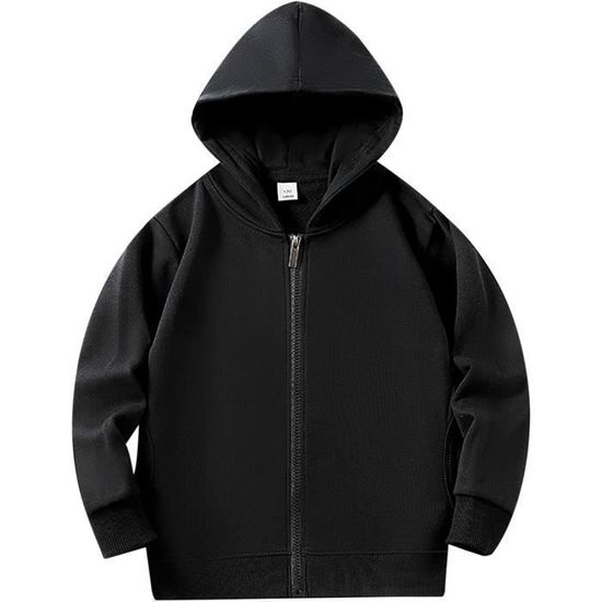 Sweat a Capuche Enfant Garcon Zipp Manteau Enfant Hiver Chaud