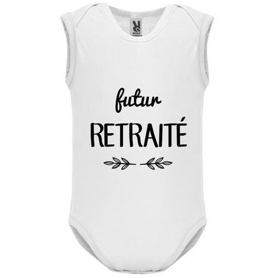 Body Bébé Manches Courtes Humour Politique - 100% Coton, Imprimé En France Avec Encres Non Toxiques, Ouverture épaule
