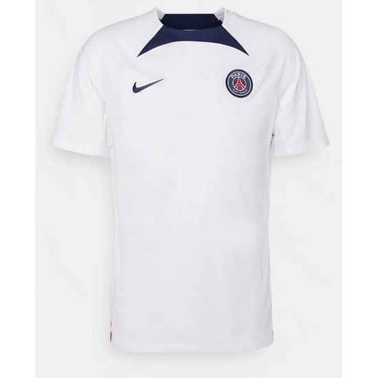 Maillot PSG Strike Dri Fit Blanc 22-23 Homme