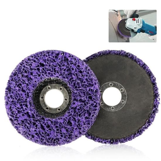 Disques Abrasifs Pour Meuleuse 115 Mm - Lot De 2 | Nettoyage Rouille, Peinture | CSD Disque