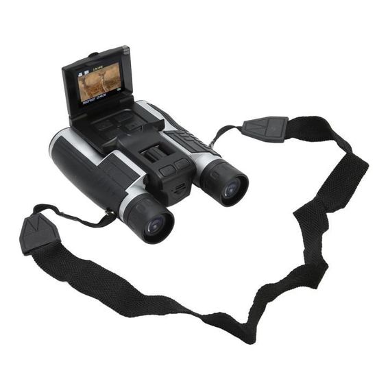 Jumelles Numériques Avec Caméra Pour Enfants Garçons Et Filles, Jumelles Vidéo Zoom 8X Avec 48MP 1080P HD, Jumelles Numériques Cadeaux D'Anniversaire Pour Tout-Petits Pour Observation Des Oiseaux