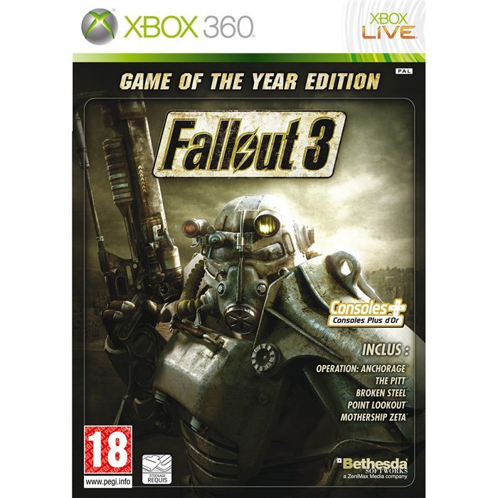 Atari Fallout 3 Goty Edition / Jeu Xbox360 -
