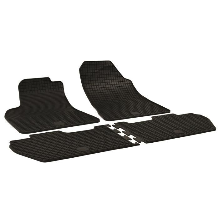 - NOIR TAPIS DE SOL EN CAOUTCHOUC COMPATIBLE AVEC CITROEN BERLINGO 2008-2015 , 2015-prés