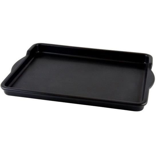ESPRIT DE CUISINE Plancha - 36cm - Noir / Céramique flamme - Fabriqué en France