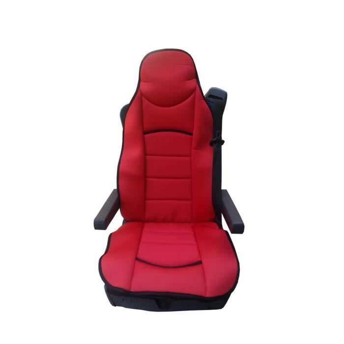 1x LUXE HOUSSE COUVRE SIEGE COUVRE-SIEGE ROUGE POUR VOLVO FH12 FH 16 FL FM FH16