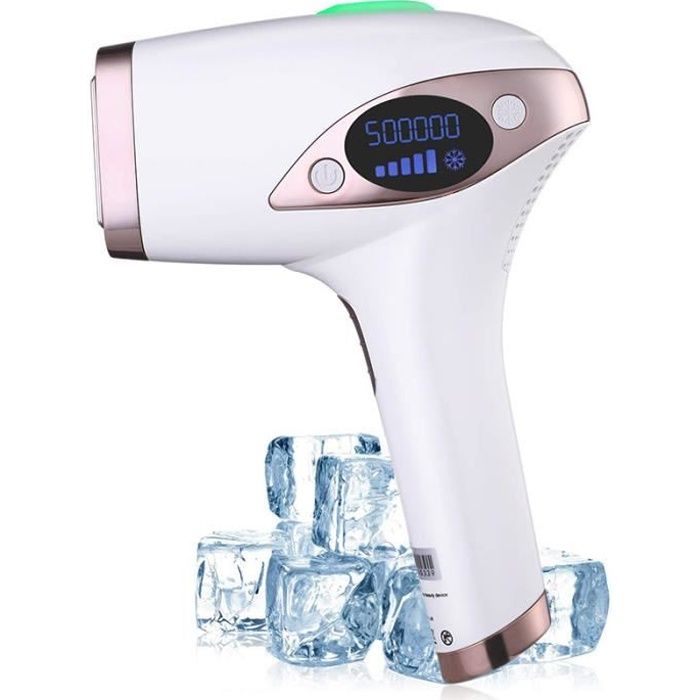 épilateur lumière pulsée gelé point de congélation epilateur electrique Corps Visage Maillot Aisselles 500 000 Flash