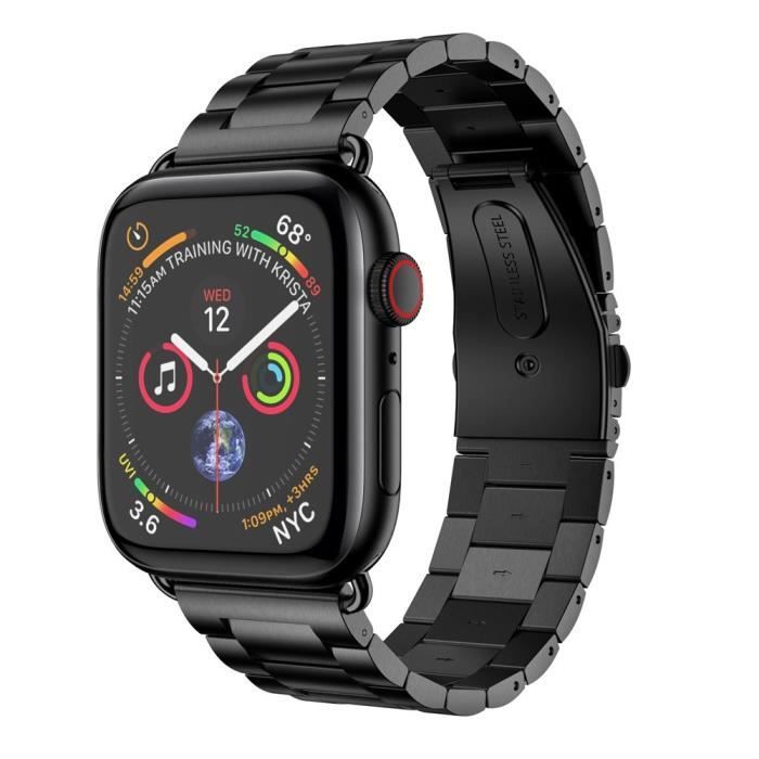 bracelet de montre vendu seul Bracelet en acier inoxydable de remplacement de bande de montre pour Apple Watch Series 4 44mm