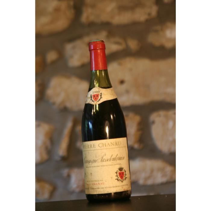 Vin rouge, Passetoutgrain, Domaine Pierre Chanau 1980 Rouge