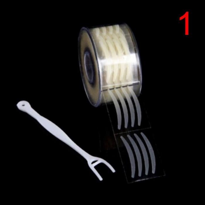 600 pièces paupière ruban autocollant Invisible Double pli paupière pâte clair Beige rayure auto adhésif naturel oeil ru W590
