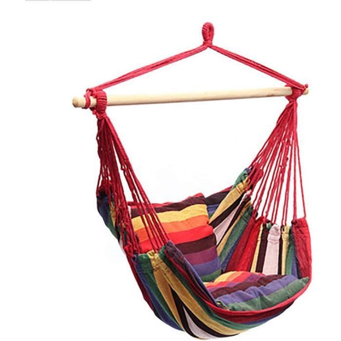 HAMAC Pliable de Jardin Hamac Suspendu, Hamac Chaise, Relaxation à Suspendre balançoire Chaise Confort supér395