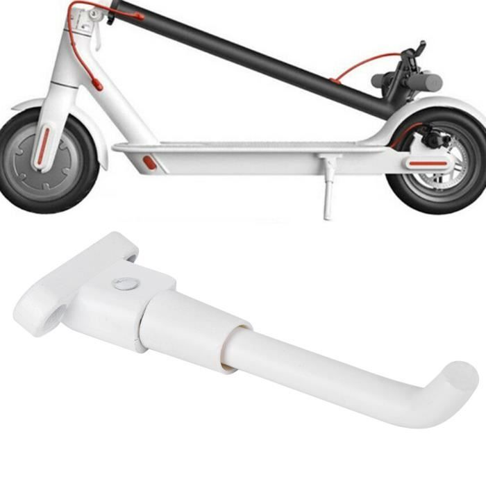 Support latéral de pied blanc, béquille de scooter électrique, béquille pour XIAOMI M365, béquille de béquille de scooter XIAOMI