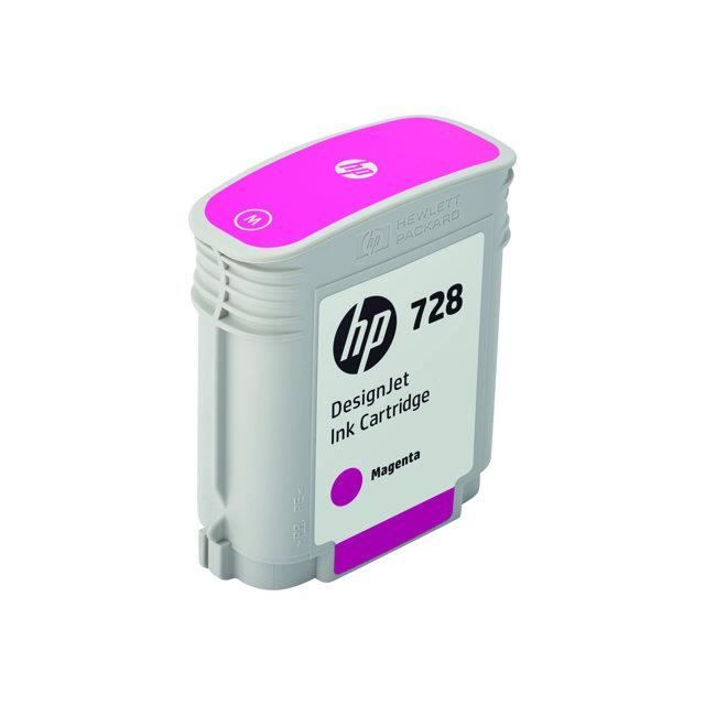 HP Cartouche d'encre 728 - Magenta - 40 ml