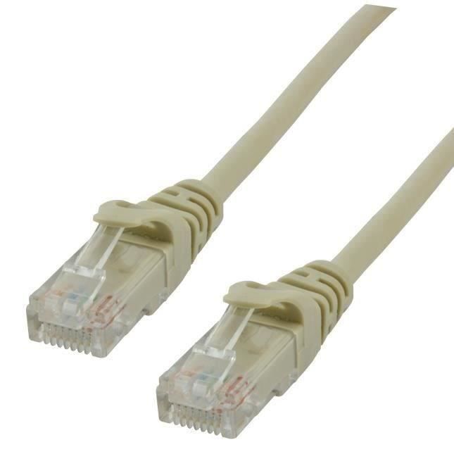 MCL SAMAR Câble Eco patch Cat 6 U/UTP - 0.5m - Gris