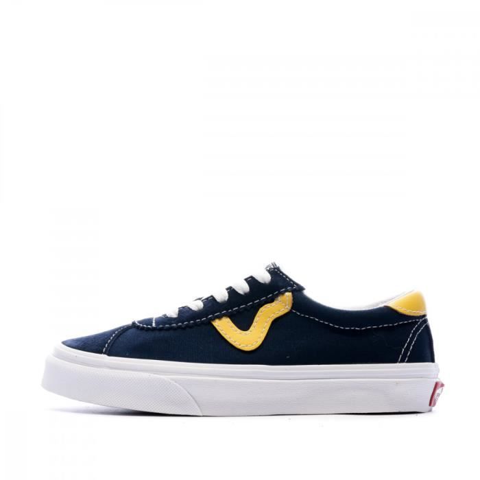 Baskets Marine/Jaune Garçon Vans Sport
