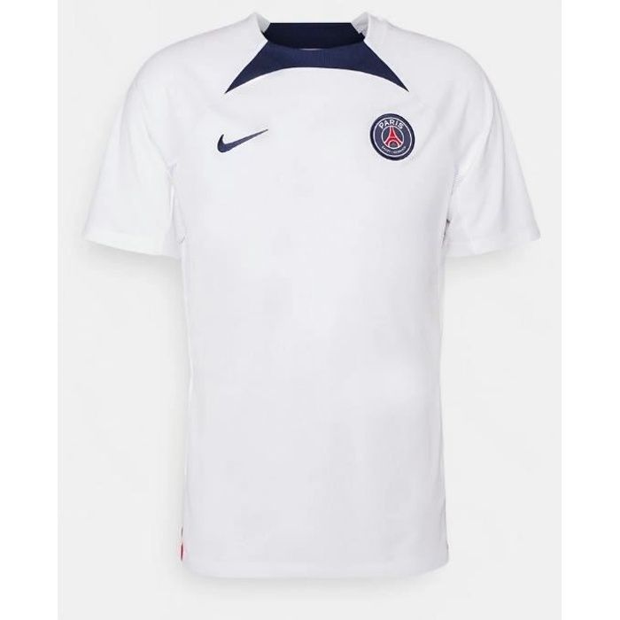 Maillot PSG Strike Dri Fit Blanc 22-23 Homme