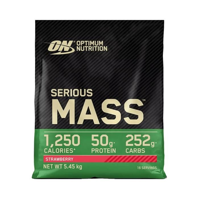 OPTIMUM NUTRITION Pot Serious Mass Fraise - 5,6kg