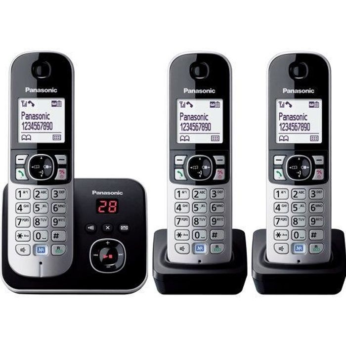 Téléphone Sans Fil KXTG6823GS Panasonic