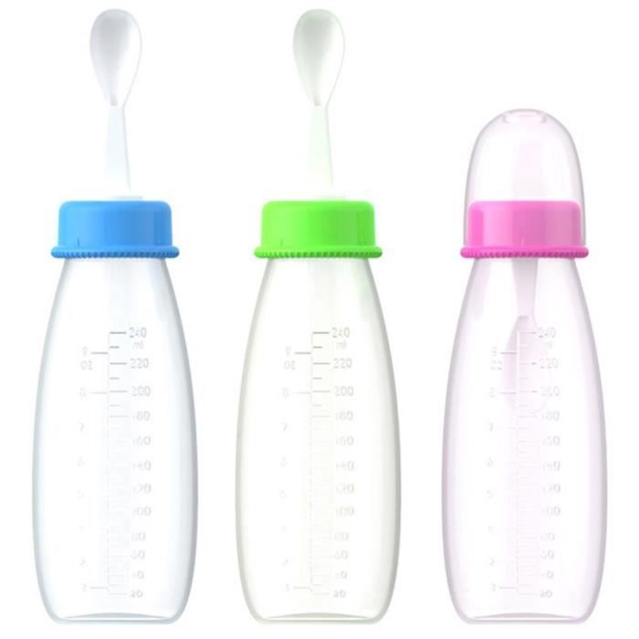 3 pièces Portable Utiles Creative Durable Squeeze Chargeur Pâte de Riz Bouteille Formation Biberon pour SEMOULE CEREALES