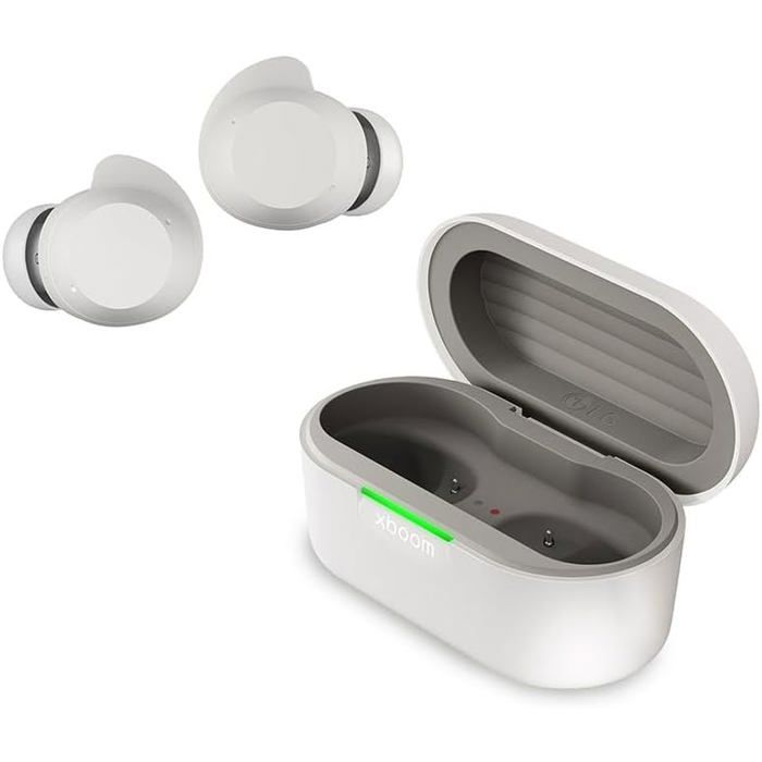 Ecouteurs Bluetooth - LG - xboom Buds - Réduction de Bruit - Intra-Auriculaires - Blanc