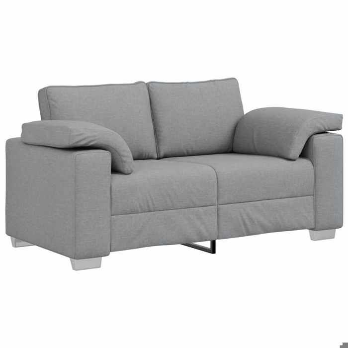 （SOLDES Dété）CANAPÉ FIXE - SHIELD - Canapé - Sofa salon 1/2 places - Gris clair 160x80x82cm tissu 8438006