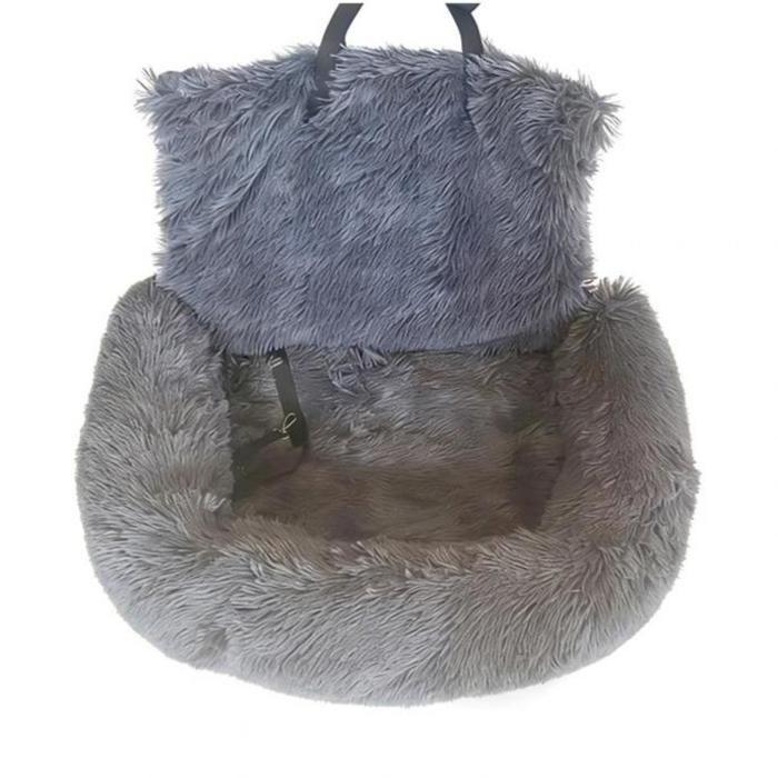 Gris Panier de voiture pour chien siège auto portable détachable sécurité élastique lavable antidérapant pour chiens