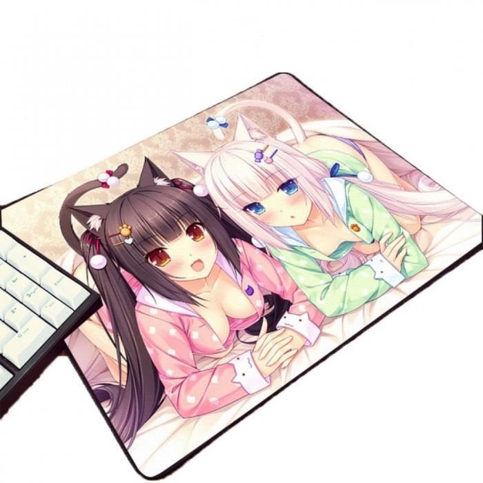 Acg Animation Jeu Belle Filles Chocola Nekopara Pad Anime Jeux Motif Si Mignon Chat Pc Table 77 11