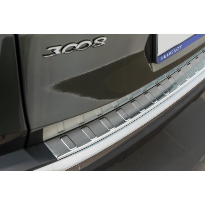 Protection de seuil de coffre chargement en acier pour Peugeot 3008 II 10/2016-
