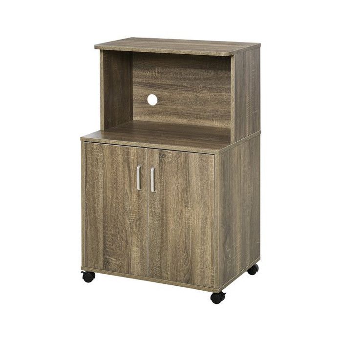 Meuble desserte de cuisine PAUL bois Cdiscount Maison