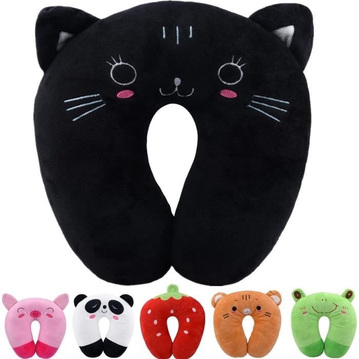 Coussin De Voyage En U - Peluche Douce Pour Le Cou Enfants/adultes - Neuf
