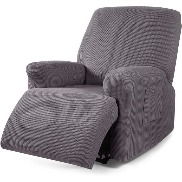 Lot de 6 housses de chaise universelles noires de grande taille pour salle à manger, salon