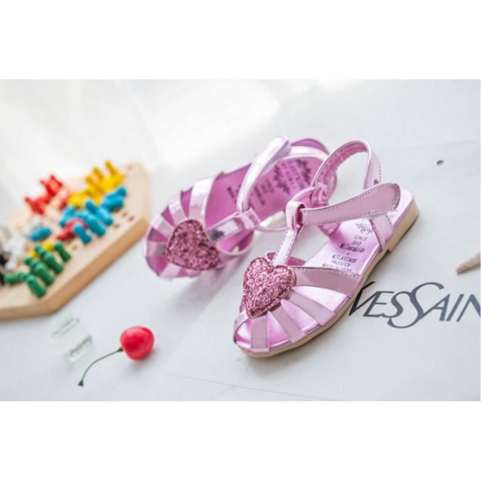Sandales D'été Pour Filles édition Coréenne Petites Filles Perles Bout