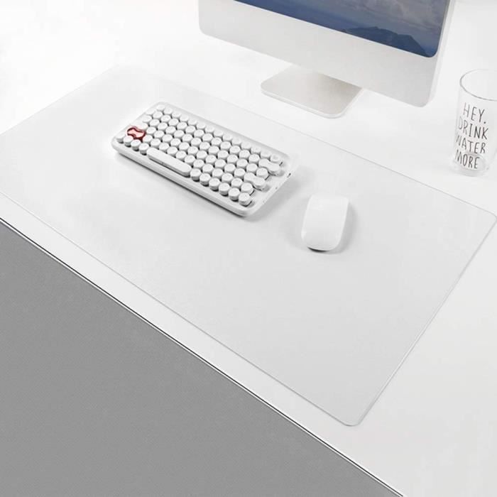 Tapis De Bureau Transparent 60x40cm PVC Antidérapant - Sous-Main Bureau Protection Écran